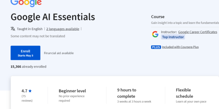 Google AI Essentials