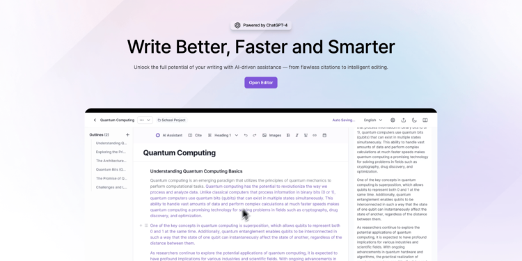 Write better, faster and smarter, remove AI detection