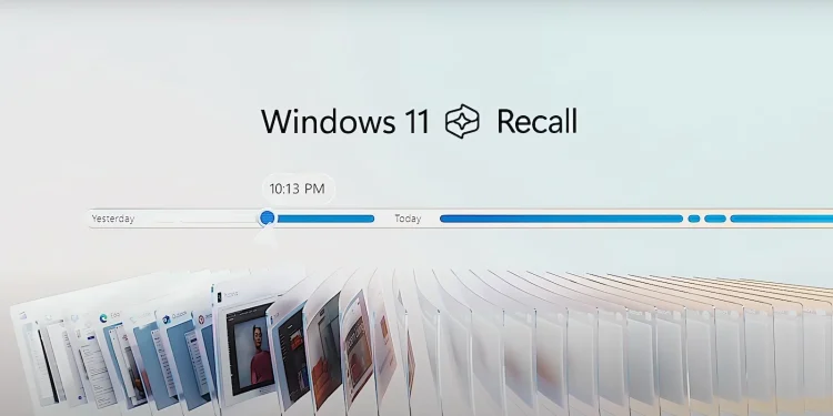 Windows Recall is an AI-powered feature designed to capture