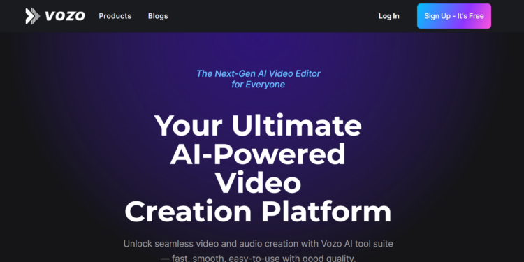Το Vozo είναι μια πλατφόρμα αιχμής που χρησιμοποιεί τεχνολογία AI για να δώσει στους χρήστες τη δυνατότητα να μεταμορφώνουν απρόσκοπτα τα υπάρχοντα βίντεό τους σε φρέσκο ​​και συναρπαστικό περιεχόμενο με αξιοσημείωτη ταχύτητα και απλότητα.