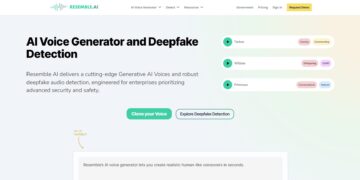 Resemble AI is an AI voice generation software that allows you to take a short recording of someone’s voice and then generate a whole new artificial voice that sounds just like the original.