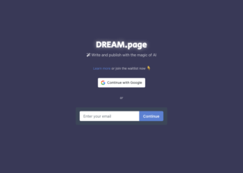 DREAM.page is a revolutionary AI-driven platform designed to simplify the process of creating and managing websites and blogs.