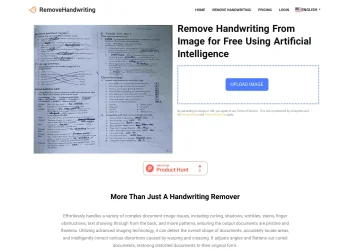 handwriting remover ergaleio ai