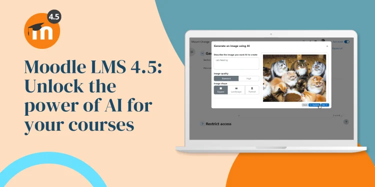 Είμαστε ενθουσιασμένοι που ανακοινώνουμε την κυκλοφορία του Moodle LMS 4.5. Με πάνω από 250 νέα χαρακτηριστικά και βελτιώσεις, αυτή η νεότερη έκδοση του Moodle LMS μεταμορφώνει τη μάθηση εμπειρίες ξεκλειδώνοντας τη δύναμη της τεχνητής νοημοσύνης, βελτιώνοντας την οργάνωση των μαθημάτων και βελτιώνοντας τα βασικά εργαλεία μάθησης.