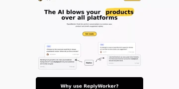 Το ReplyWorker είναι μια πλατφόρμα με τεχνητή νοημοσύνη που παράγει και δημοσιεύει αυτόματα σχετικές απαντήσεις που αναφέρουν το προϊόν σας σε διαδικτυακές συζητήσεις σε όλα τα μέσα κοινωνικής δικτύωσης.