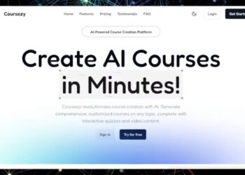 Το Coursezy είναι μια πλατφόρμα δημιουργίας μαθημάτων με τεχνητή νοημοσύνη που δημιουργεί ολοκληρωμένα, εξατομικευμένα μαθήματα για οποιοδήποτε θέμα μέσα σε λίγα λεπτά, με διαδραστικά κουίζ και προαιρετικό περιεχόμενο βίντεο.