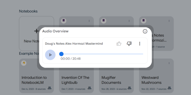 Τώρα το NotebookLM επεκτείνει τη δυνατότητα των χρηστών να αλληλεπιδρούν με τους AI οικοδεσπότες του podcast. Η ιδέα πίσω από το Audio Overviews και τους AI hosts είναι να δοθεί στους χρήστες ένας νέος τρόπος να αφομοιώσουν και να κατανοήσουν τις πληροφορίες στα έγγραφα που έχουν ανεβάσει στην εφαρμογή, όπως τα αναγνώσματα μαθημάτων ή τα νομικά έγγραφα.
