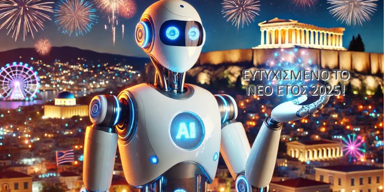 Ευτυχισμένο το νέο έτος 2025.