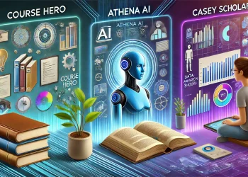 Σύγκριση εργαλείων μάθησης Course Hero, Athena AI, Casey Scholar