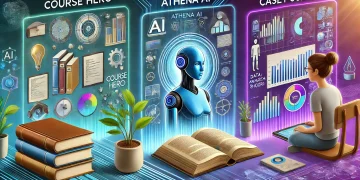 Σύγκριση εργαλείων μάθησης Course Hero, Athena AI, Casey Scholar