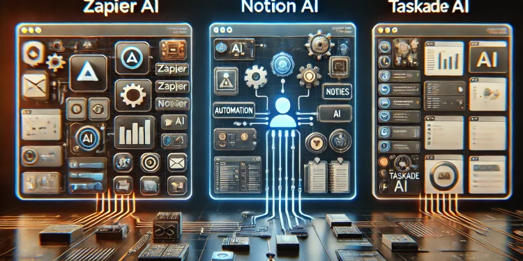 Σύγκριση εργαλείων παραγωγικότητας: Zapier AI, Notion AI, Taskade AI