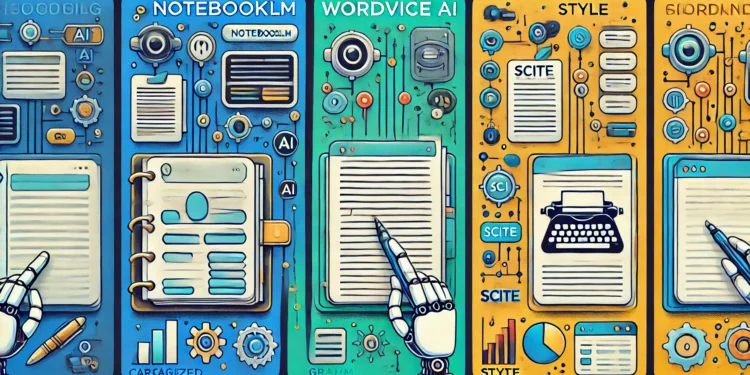 NotebookLM vs Wordvice AI vs Scite