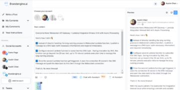 Brandengine.ai είναι ένα ισχυρό λογισμικό content marketing που αξιοποιεί την τεχνητή νοημοσύνη για την ενίσχυση του brand storytelling και της δημιουργίας περιεχομένου. Με εργαλεία για παραγωγή και επιμέλεια ποιοτικού περιεχομένου, το Brandengine.ai βοηθά τις επιχειρήσεις να ενισχύσουν την online παρουσία τους και να αλληλεπιδράσουν αποτελεσματικά με το κοινό τους.