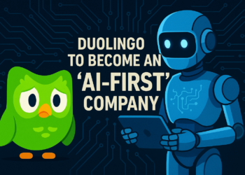 Η Duolingo ανακοίνωσε τη μετάβασή της σε μια «AI-first» στρατηγική, αντικαθιστώντας εξωτερικούς συνεργάτες, όπως μεταφραστές και συντάκτες, με τεχνητή νοημοσύνη. Ο δημοσιογράφος Brian Merchant επισημαίνει ότι η τάση αυτή είχε ξεκινήσει ήδη από το 2023 και συνδέεται με μια ευρύτερη κρίση θέσεων εργασίας, ιδιαίτερα σε δημιουργικούς τομείς. Η κρίση αυτή δεν εκδηλώνεται με θεαματικά τεχνολογικά σενάρια, αλλά μέσω διοικητικών αποφάσεων για μείωση κόστους και περιορισμό προσλήψεων, κυρίως σε αρχικού επιπέδου θέσεις και ελεύθερα επαγγέλματα.