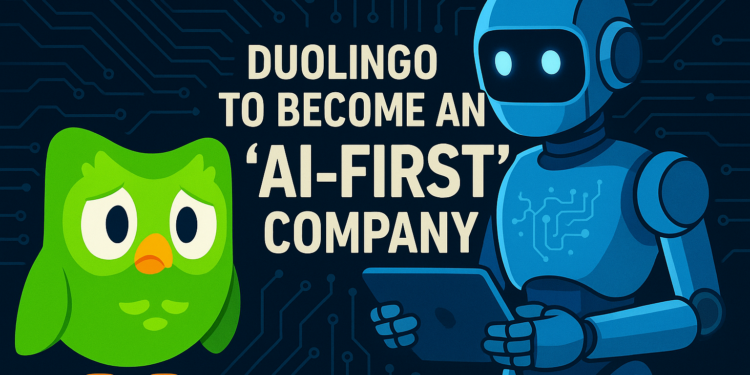 Η Duolingo ανακοίνωσε τη μετάβασή της σε μια «AI-first» στρατηγική, αντικαθιστώντας εξωτερικούς συνεργάτες, όπως μεταφραστές και συντάκτες, με τεχνητή νοημοσύνη. Ο δημοσιογράφος Brian Merchant επισημαίνει ότι η τάση αυτή είχε ξεκινήσει ήδη από το 2023 και συνδέεται με μια ευρύτερη κρίση θέσεων εργασίας, ιδιαίτερα σε δημιουργικούς τομείς. Η κρίση αυτή δεν εκδηλώνεται με θεαματικά τεχνολογικά σενάρια, αλλά μέσω διοικητικών αποφάσεων για μείωση κόστους και περιορισμό προσλήψεων, κυρίως σε αρχικού επιπέδου θέσεις και ελεύθερα επαγγέλματα.