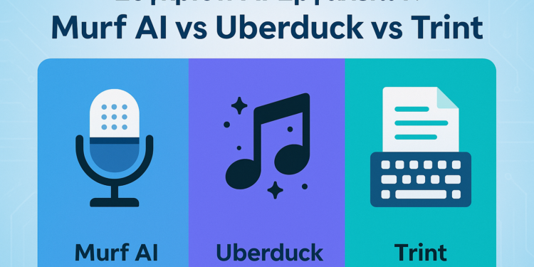 Murf AI vs Uberduck vs Trint