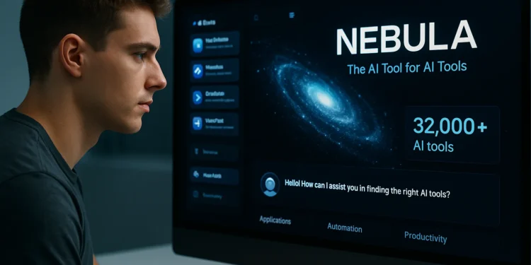 Το Nebula αυτοχαρακτηρίζεται ως «το AI εργαλείο για τα AI εργαλεία», προσφέροντας στους χρήστες μια κεντρική, έξυπνη και φιλική πλατφόρμα για να περιηγηθούν στο τεράστιο και συχνά κατακερματισμένο οικοσύστημα της AI. Η πλατφόρμα διαθέτει τη μεγαλύτερη βάση δεδομένων AI εργαλείων παγκοσμίως, ενισχυμένη με επιβεβαιωμένες κριτικές από αξιόπιστες πηγές όπως οι Trustpilot και G2, καθώς και ένα εξατομικευμένο chatbot που βοηθά τους χρήστες να επιλέξουν τα κατάλληλα εργαλεία βάσει των αναγκών τους. «Η αποστολή μας με το Nebula είναι να κάνουμε την ανακάλυψη AI εργαλείων διαισθητική και χρήσιμη»,