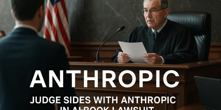 Ο ομοσπονδιακός δικαστής William Alsup αποφάσισε ότι η Anthropic μπορεί νόμιμα να εκπαιδεύει τα μοντέλα τεχνητής νοημοσύνης της σε δημοσιευμένα βιβλία χωρίς την άδεια των συγγραφέων, κάνοντας δεκτό το επιχείρημα της «εύλογης χρήσης». Αυτή η απόφαση αποτελεί σημαντικό προηγούμενο υπέρ των εταιρειών τεχνολογίας, σε βάρος συγγραφέων και εκδοτών που προσφεύγουν στη δικαιοσύνη κατά εταιρειών όπως οι OpenAI, Meta, Google κ.ά. Ωστόσο, θα ακολουθήσει δίκη για το αν η Anthropic χρησιμοποίησε πειρατικά αντίγραφα βιβλίων για να φτιάξει μια «κεντρική βιβλιοθήκη», καθώς αυτό μπορεί να συνεπάγεται αποζημιώσεις για παραβίαση πνευματικών δικαιωμάτων.