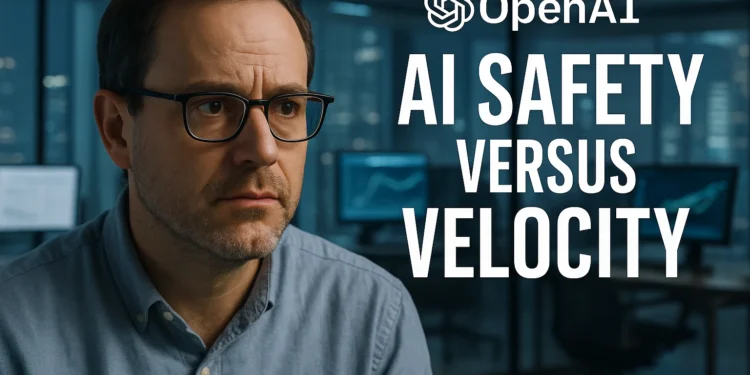 τη σύγκρουση ανάμεσα στην ταχύτητα και την ασφάλεια στην ανάπτυξη τεχνητής νοημοσύνης. Παρά την πρόοδο, ακόμη και εταιρείες όπως η OpenAI δυσκολεύονται να δημοσιεύσουν τη δουλειά τους στην ασφάλεια λόγω πίεσης και ανταγωνισμού. Τονίζεται η ανάγκη για διαφάνεια, κοινά πρότυπα και ευθύνη από όλους, ώστε η καινοτομία να συνοδεύεται από υπευθυνότητα.