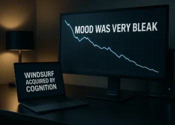 Η Windsurf εξαγοράστηκε από την Cognition μετά την αποχώρηση βασικών στελεχών προς την Google DeepMind. Ο προσωρινός CEO Jeff Wang περιέγραψε ζοφερό κλίμα στην εταιρεία, αλλά τόνισε ότι διατήρησαν την τεχνολογία και το ταλέντο τους, οδηγώντας τελικά σε συμφωνία με την Cognition.
