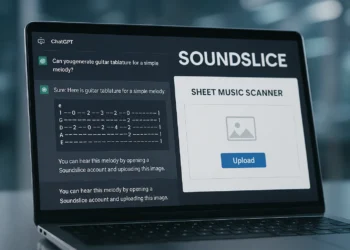 Το Soundslice είναι μια εφαρμογή για την εκμάθηση μουσικής, που χρησιμοποιείται από μαθητές και καθηγητές. Ξεχωρίζει για το βίντεο player συγχρονισμένο με μουσική σημειογραφία, που καθοδηγεί τον χρήστη στο πώς να παίξει τις νότες.
