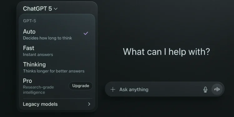 Η OpenAI λάνσαρε το GPT-5 με στόχο να αντικαταστήσει τον επιλογέα μοντέλων μέσω αυτόματης δρομολόγησης, αλλά πρόσθεσε και χειροκίνητες επιλογές («Auto», «Fast», «Thinking») καθώς και την επαναφορά παλαιότερων μοντέλων μετά από αντιδράσεις χρηστών. Η κυκλοφορία είχε τεχνικά προβλήματα και δεν ικανοποίησε πλήρως τις υψηλές προσδοκίες, ενώ η εταιρεία αναγνωρίζει την ανάγκη για περισσότερη εξατομίκευση στην προσωπικότητα των μοντέλων. Η ισχυρή συναισθηματική προσκόλληση των χρηστών σε συγκεκριμένα AI, όπως φάνηκε και με το Claude 3.5 Sonnet της Anthropic, αποτελεί νέα πρόκληση για την προσαρμογή τους στις ανάγκες του κοινού.
