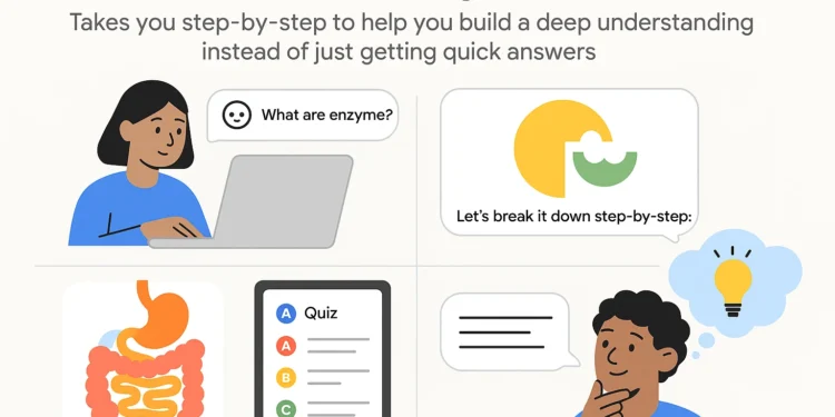 Η Google παρουσιάζει το Guided Learning με το Gemini. Η Καθοδηγούμενη Μάθηση του Gemini της Google είναι μια νέα εκπαιδευτική λειτουργία που βοηθά τους χρήστες να κατανοούν εις βάθος ένα θέμα μέσω διαλόγου, ερωτήσεων και διαδραστικού υλικού (εικόνες, βίντεο, κουίζ). Βασίζεται στο μοντέλο LearnLM, που αναπτύχθηκε με τη συμβολή εκπαιδευτικών και ειδικών, και στοχεύει να κάνει τη μάθηση πιο ενεργή, εξατομικευμένη και προσβάσιμη.