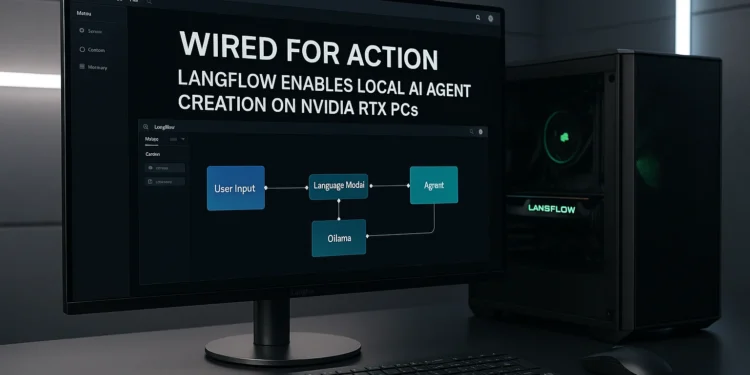 Το Langflow είναι μια πλατφόρμα χωρίς κώδικα που επιτρέπει τη δημιουργία τοπικών AI ροών σε υπολογιστές με NVIDIA RTX, με υποστήριξη για Ollama, RTX Remix και Project G-Assist. Προσφέρει ιδιωτικότητα, υψηλές επιδόσεις και offline λειτουργία.