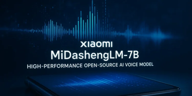 Η Xiaomi λανσάρει ισχυρό μοντέλο φωνής MiDashengLM-7B. Η Xiaomi φέρνει ανοικτή και αποδοτική φωνητική τεχνολογία,