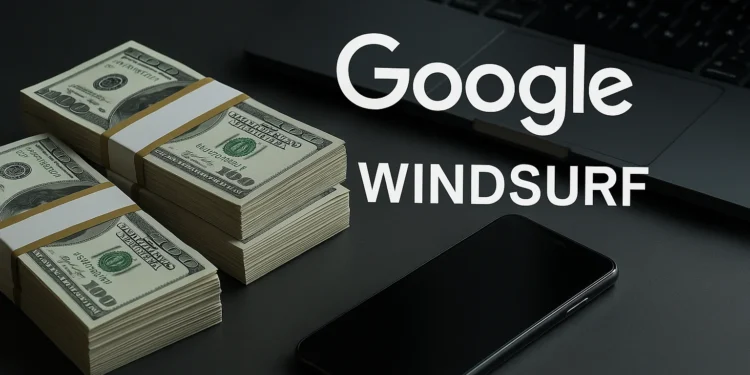 Η Google πλήρωσε 2,4 δισ. δολάρια για την τεχνολογία και το ταλέντο της Windsurf, με τα μεγαλύτερα κέρδη να πηγαίνουν σε επενδυτές και ιδρυτές, αφήνοντας πολλούς εργαζόμενους χωρίς αποζημίωση. Αργότερα, η Cognition απέκτησε το υπόλοιπο της εταιρείας, αποφέροντας κάποιο όφελος στους υπόλοιπους υπαλλήλους.
