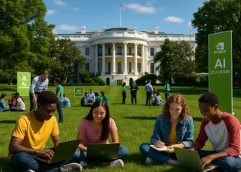 Η NVIDIA ανακοίνωσε επένδυση 25 εκατομμυρίων δολαρίων για την υποστήριξη εκπαιδευτικών προγραμμάτων τεχνητής νοημοσύνης για μαθητές πρωτοβάθμιας και δευτεροβάθμιας εκπαίδευσης (K-12) στις ΗΠΑ. Σε συνεργασία με τις πλατφόρμες Study Fetch και CK-12, θα προσαρμόσει το εκπαιδευτικό περιεχόμενο του NVIDIA Deep Learning Institute για χρήση στα σχολεία.