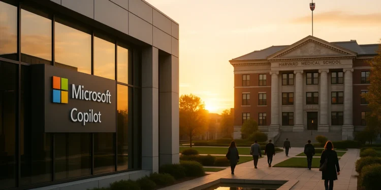 Το Copilot αποκτά εγκυρότητα μέσω της Harvard Health Publishing Η Microsoft επενδύει στην αξιοπιστία του Copilot για ιατρικά θέματα Στόχος της Microsoft: AI στην υγεία με ακρίβεια και εμπιστοσύνη Harvard και Microsoft ενώνουν δυνάμεις για ασφαλή ιατρική AI