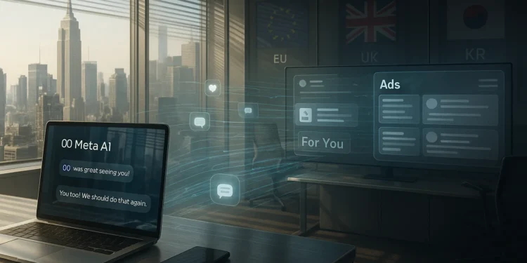 Η Meta θα χρησιμοποιεί συνομιλίες με το AI για προσωποποίηση διαφημίσεων
