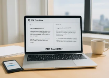 Το PDF Translator είναι ένα επαγγελματικό διαδικτυακό εργαλείο μετάφρασης που χρησιμοποιεί προηγμένη τεχνολογία τεχνητής νοημοσύνης (AI) για να μεταφράζει έγγραφα σε πολλές γλώσσες. Υποστηρίζει διάφορους τύπους αρχείων όπως PDF, DOCX, PPTX, XLSX, αλλά και εικόνες (JPG/PNG), προσφέροντας πρόσβαση σε χρήστες παγκοσμίως χωρίς ανάγκη εγκατάστασης λογισμικού.