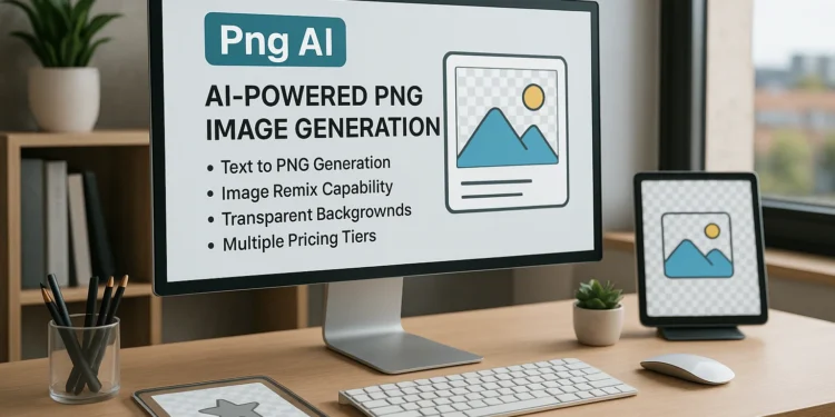 Png AI είναι μια καινοτόμος διαδικτυακή πλατφόρμα που αξιοποιεί την τεχνητή νοημοσύνη για να δημιουργεί εικόνες PNG από περιγραφές κειμένου. Βασισμένη στο μοντέλο Flux, προσφέρει ένα φιλικό περιβάλλον χρήσης, σχεδιασμένο ειδικά για σχεδιαστές, καλλιτέχνες και δημιουργούς περιεχομένου που χρειάζονται γρήγορη παραγωγή εικόνων PNG υψηλής ποιότητας με διαφανές φόντο.