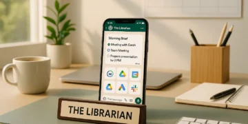 Ο Librarian είναι ένας προσωπικός βοηθός τεχνητής νοημοσύνης για το WhatsApp, σχεδιασμένος για να σε βοηθήσει να διαχειρίζεσαι το inbox σου, να ελέγχεις το πρόγραμμά σου και να βρίσκεις οτιδήποτε χρειάζεσαι — ώστε να μπορείς να εστιάσεις σε αυτά που πραγματικά μετράνε.