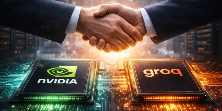 Η Nvidia ουσιαστικά εξαγόρασε την ανταγωνίστρια της στον χώρο των AI chips Groq, μέσω συμφωνίας παραχώρησης άδειας και προσλήψεων ηγετικών στελεχών, αποφεύγοντας έτσι τον αυστηρό αντιμονοπωλιακό έλεγχο και εξασφαλίζοντας κρίσιμη τεχνολογία inference.