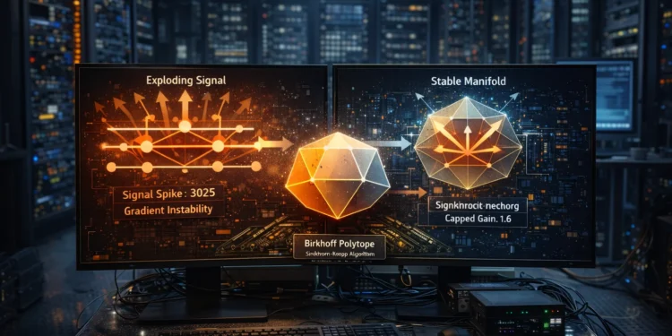 Η DeepSeek παρουσίασε μια νέα αρχιτεκτονική, τα Manifold-Constrained Hyper-Connections (mHC), σχεδιασμένη να σταθεροποιεί την εκπαίδευση τεχνητής νοημοσύνης και να επιτρέπει την κλιμάκωση σε περιορισμένο υλικό. Στόχος της είναι να λύσει το πρόβλημα του «εκρηκτικού σήματος» που ταλαιπωρεί τα γιγαντιαία μοντέλα AI.