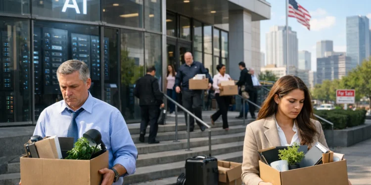 Παρόλο που η τεχνητή νοημοσύνη (AI) έχει πράγματι αντίκτυπο στο εργασιακό περιβάλλον, ειδικοί υποστηρίζουν ότι δασμοί, υπερπροσλήψεις κατά τη διάρκεια της πανδημίας και η προσπάθεια μεγιστοποίησης των κερδών ενδέχεται να αποτελούν σημαντικότερους λόγους.