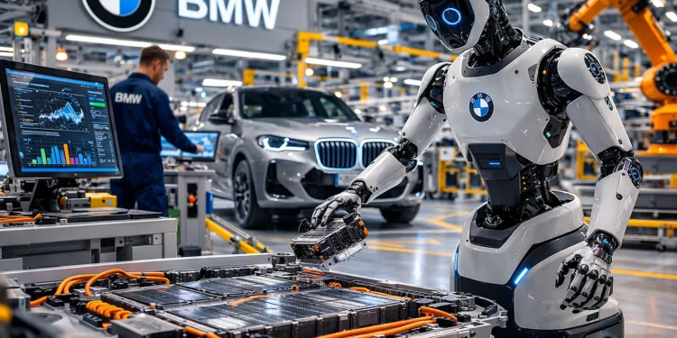 Η BMW βάζει ανθρωποειδή ρομπότ στη γραμμή παραγωγής στη Γερμανία – και η ευρωπαϊκή βιομηχανία παρακολουθεί Τα εργοστάσια της Ευρώπης αποκτούν έναν νέο τύπο «συναδέλφου». Η BMW Group ανέπτυξε για πρώτη φορά ανθρωποειδή ρομπότ σε παραγωγικό περιβάλλον στη Γερμανία, ξεκινώντας ένα πιλοτικό πρόγραμμα στο εργοστάσιό της στη Λειψία με το AEON – ένα ανθρωποειδές ρομπότ με τροχούς που κατασκευάζεται από τη Hexagon Robotics.