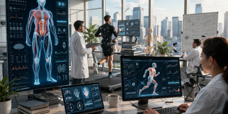 Η Mantis Biotech φτιάχνει «ψηφιακά δίδυμα» για την ιατρική.Αυτά μπορούν να χρησιμοποιηθούν για δοκιμή ιατρικών διαδικασιών, εκπαίδευση χειρουργικών ρομπότ, πρόβλεψη τραυματισμών και υποστήριξη φαρμακευτικής έρευνας.