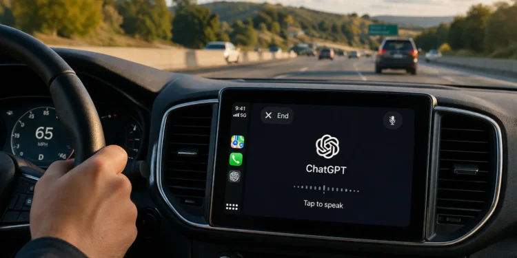 Η OpenAI φέρνει το ChatGPT στο CarPlay με το iOS 26.4. σε εφαρμογές φωνητικής AI.