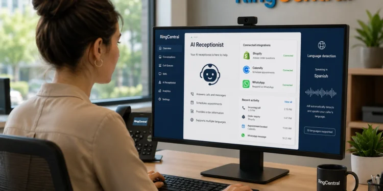Η RingCentral επεκτείνει το AI Receptionist, γνωστό ως AIR, προσθέτοντας διασυνδέσεις με Shopify, Calendly και WhatsApp. Το προϊόν μπορεί πλέον να απαντά σε ερωτήσεις για παραγγελίες, να προγραμματίζει ραντεβού και να διαχειρίζεται μηνύματα, βοηθώντας μικρές και μεσαίες επιχειρήσεις να αυτοματοποιήσουν βασικές εργασίες εξυπηρέτησης πελατών και υποδοχής.