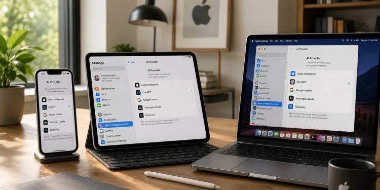 Η Apple ανοίγει το Apple Intelligence σε τρίτα AI μοντέλα με το iOS 27