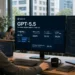 Εικαστική απεικόνιση του GPT-5.5 της OpenAI, με έμφαση στις agentic δυνατότητες, τα benchmarks, το Codex και την αυτοματοποίηση σύνθετων εργασιών με τεχνητή νοημοσύνη.