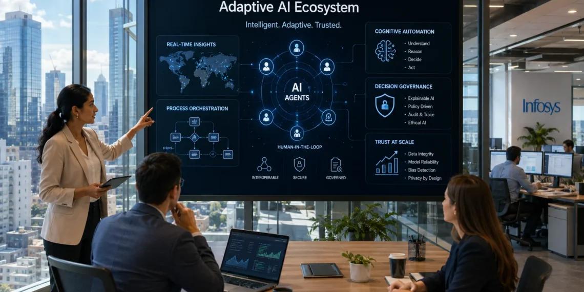 Επιχειρησιακές ομάδες χρησιμοποιούν adaptive AI platforms για να συντονίσουν δεδομένα, workflows, AI agents και governance σε ένα ενιαίο, κλιμακούμενο οικοσύστημα τεχνητής νοημοσύνης.
