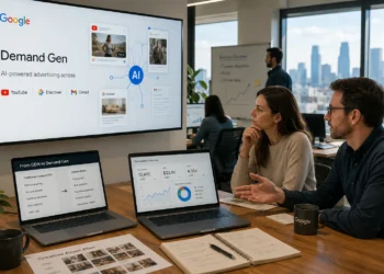 Η Google ενσωματώνει τα Display Ads στην AI-first πλατφόρμα Demand Gen, μετακινώντας τη διαφήμιση από το παραδοσιακό Google Display Network σε ένα πιο αυτοματοποιημένο μοντέλο που βασίζεται στην τεχνητή νοημοσύνη. Η αλλαγή αυτή μειώνει τον χειροκίνητο έλεγχο των καμπανιών και δίνει μεγαλύτερη έμφαση σε creative assets, real-time data και επιχειρηματικά αποτελέσματα.