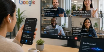 Η Google κυκλοφόρησε το Gemini 3.5 Live Translate, ένα νέο μοντέλο μετάφρασης ομιλίας σε σχεδόν πραγματικό χρόνο για περισσότερες από 70 γλώσσες. Η υπηρεσία υποστηρίζει φωνητική έξοδο, ανίχνευση γλώσσας, χρήση στο Google Translate, private preview στο Google Meet για επιλεγμένους χρήστες Workspace, καθώς και πρόσβαση για developers μέσω Gemini Live API και Google AI Studio. Παρότι υπάρχει καθυστέρηση λίγων δευτερολέπτων, η Google στοχεύει σε πιο φυσικές συνομιλίες, επαγγελματικές συναντήσεις και εφαρμογές real-time voice translation.