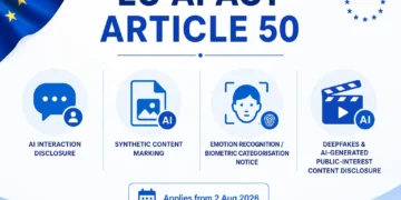 EU AI Act Article 50: Οι κανόνες διαφάνειας για AI περιεχόμενο