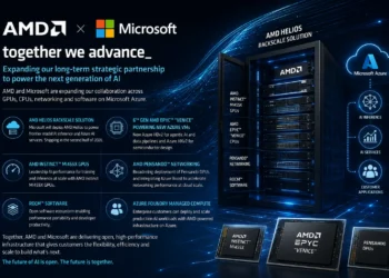 Η AMD και η Microsoft επεκτείνουν τη στρατηγική συνεργασία τους, φέρνοντας την πλατφόρμα AMD Helios, τις νέες AMD Instinct MI455X GPUs και τους επεξεργαστές AMD EPYC "Venice" στο Microsoft Azure για την επόμενη γενιά υποδομών τεχνητής νοημοσύνης.
